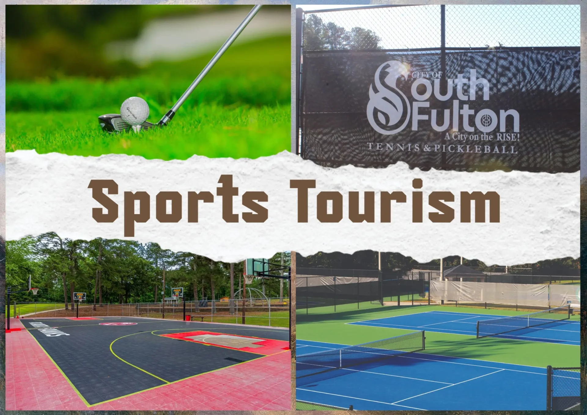 Sports Tourism Collage Sports Tourism Collage
